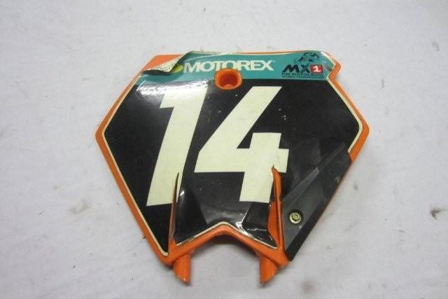 Voornummerplaat KTM SX 2004